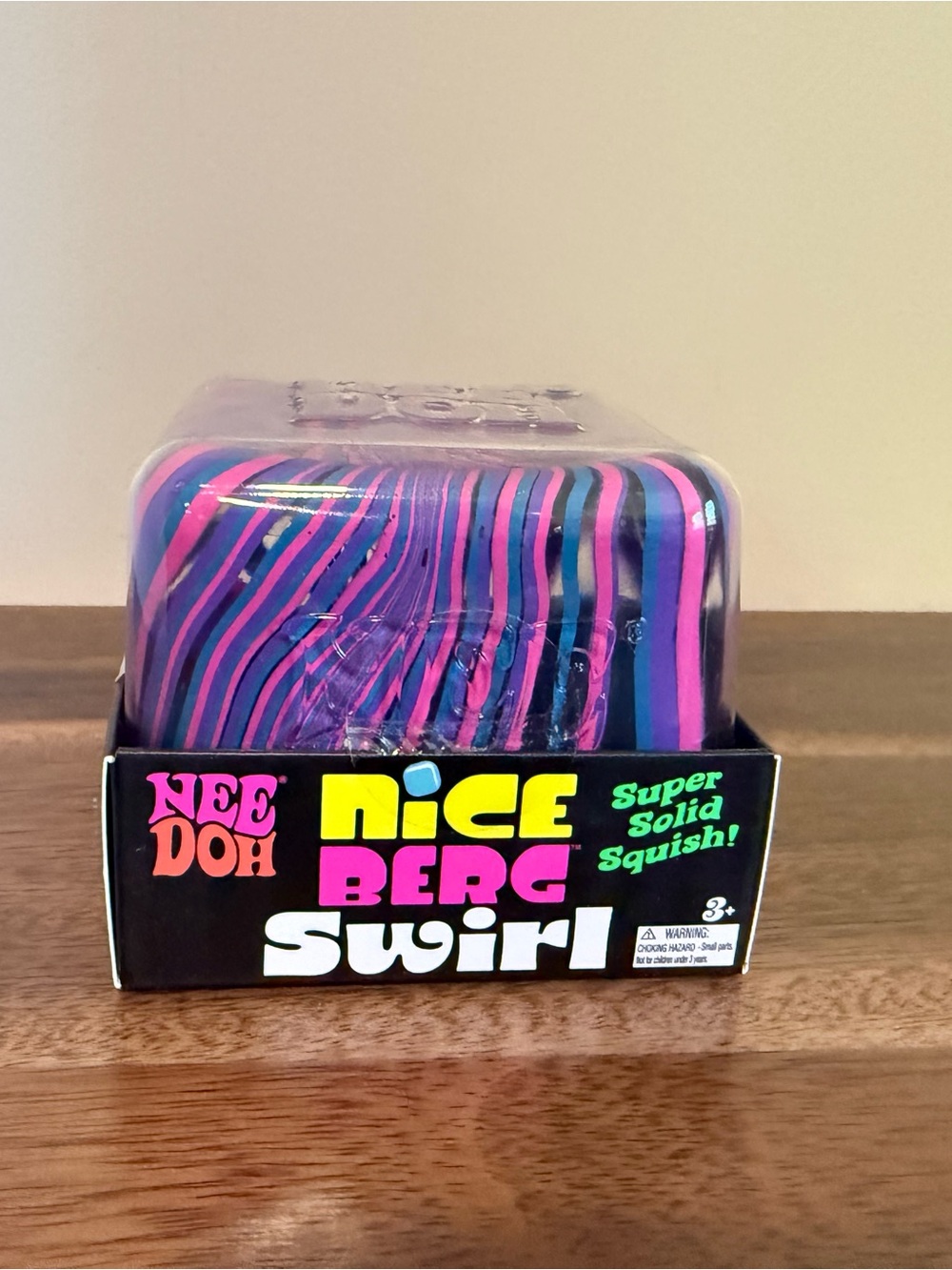 NeeDoh Nice Berg XL Giant Swirl NEE DOH - Purple, Pink & Blue